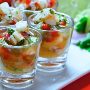 Ceviche camarón - reineta (20u)
