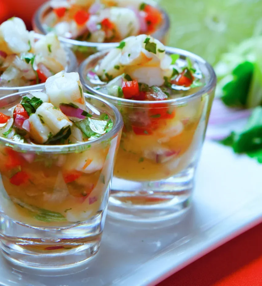 Ceviche camarón - reineta (20u)