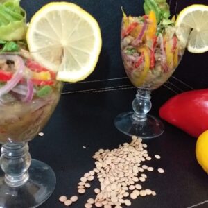 Ceviche de lentejas (20u)